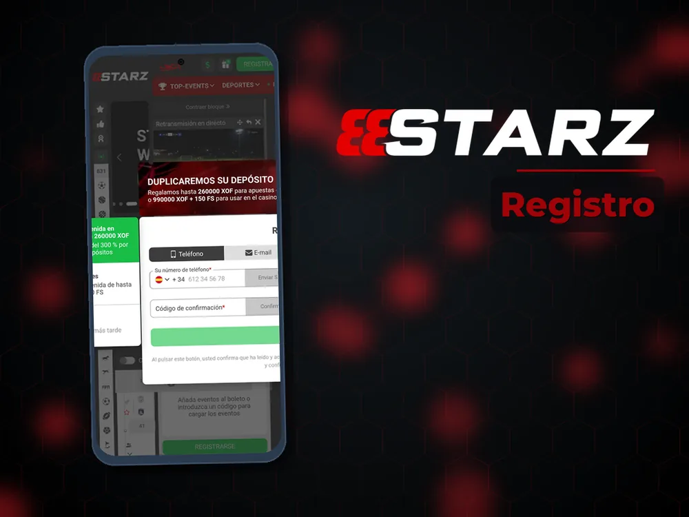 888Starz - Registro