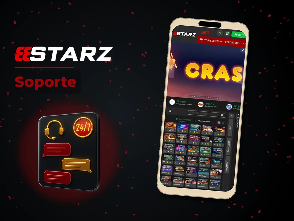 888Starz - Soporte