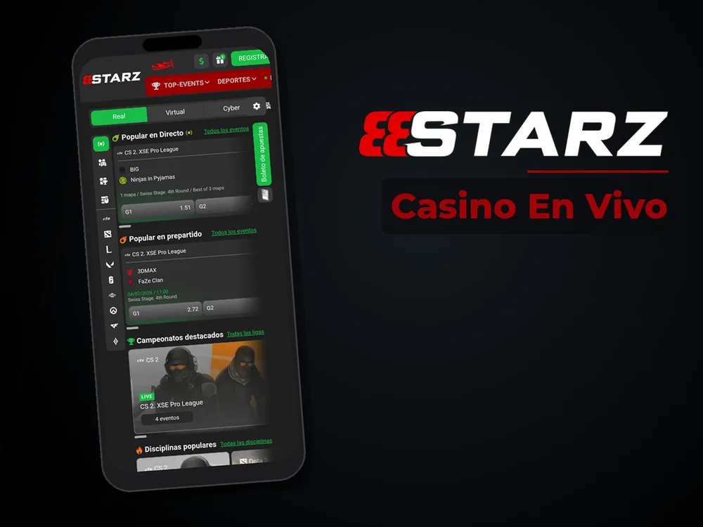 888Starz - Casino En Vivo