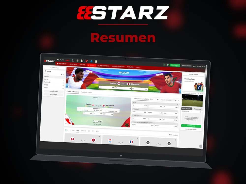 888Starz - Resumen
