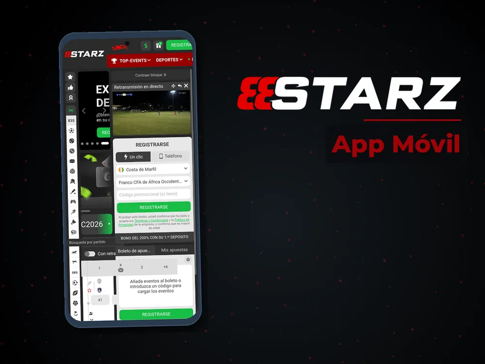 888Starz - App Móvil
