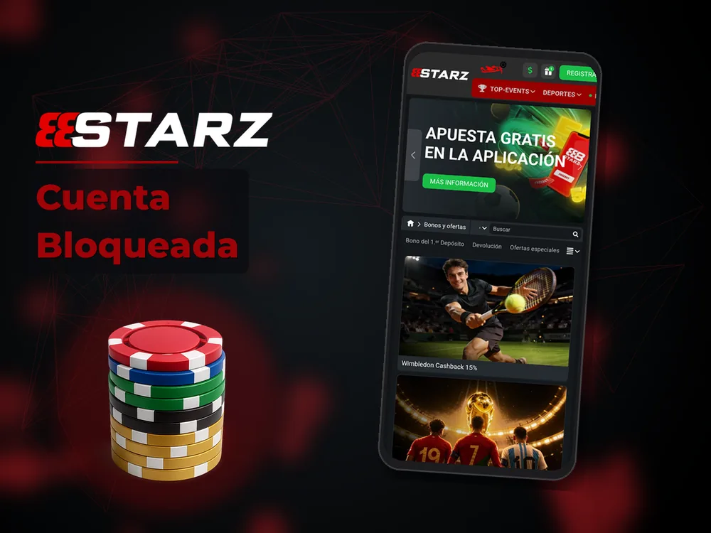 888Starz - Cuenta Bloqueada