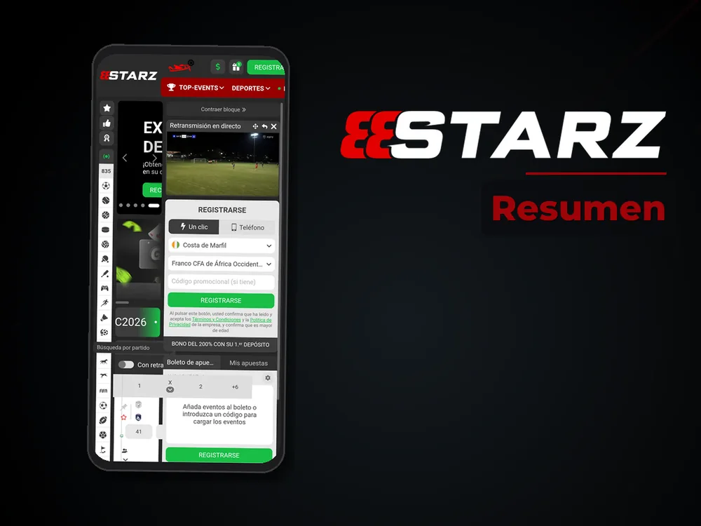 888Starz - Resumen