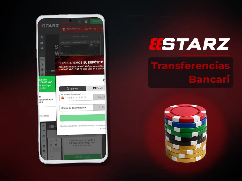 888Starz - Transferencias Bancari