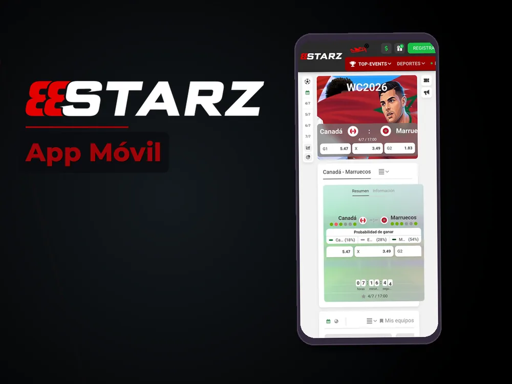 888Starz - App Móvil
