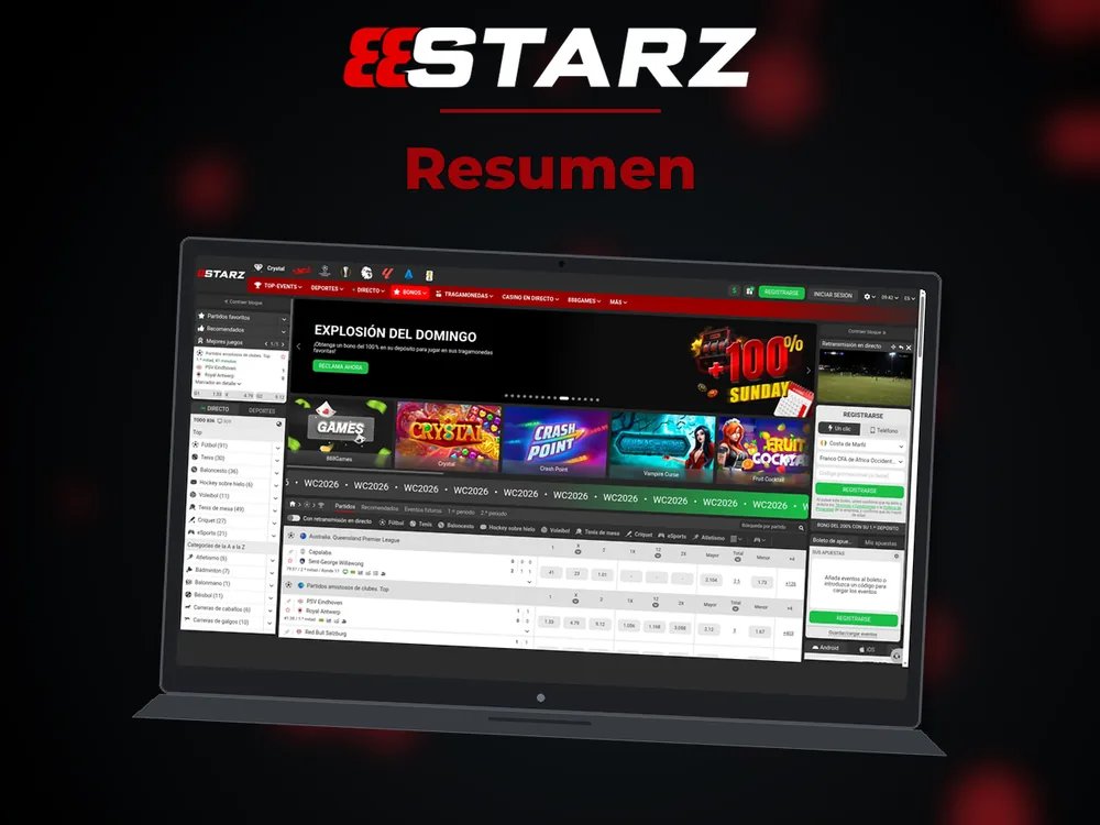 888Starz - Resumen