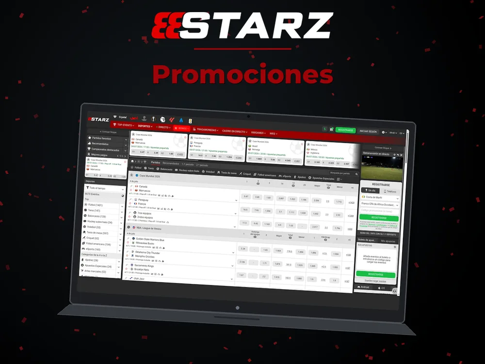 888Starz - Promociones