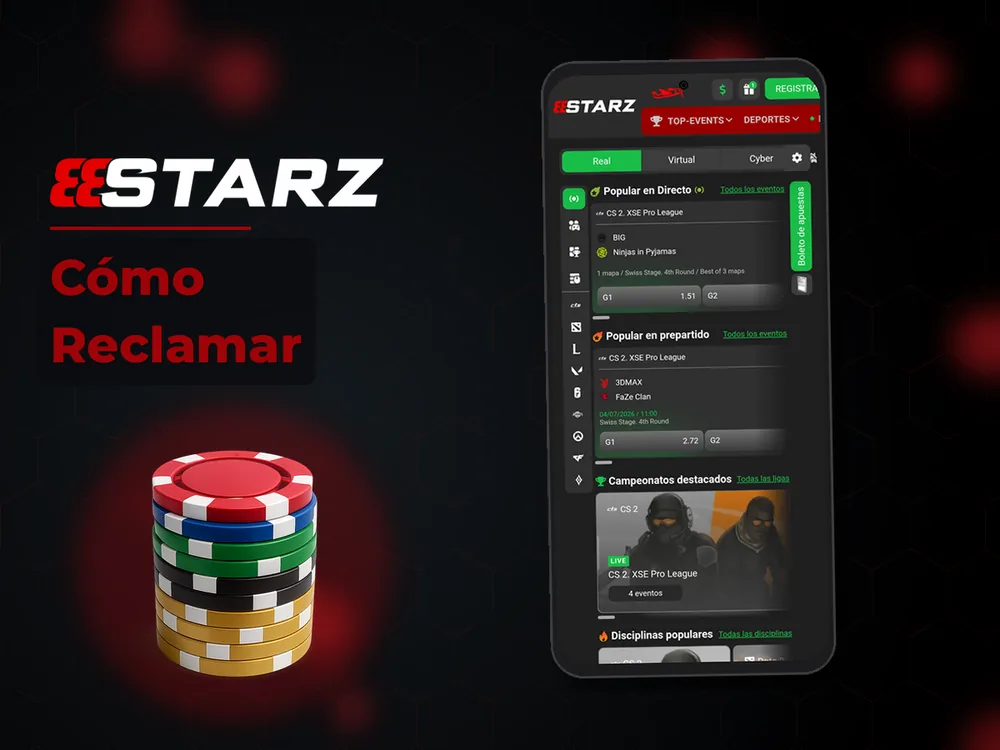 888Starz - Cómo Reclamar