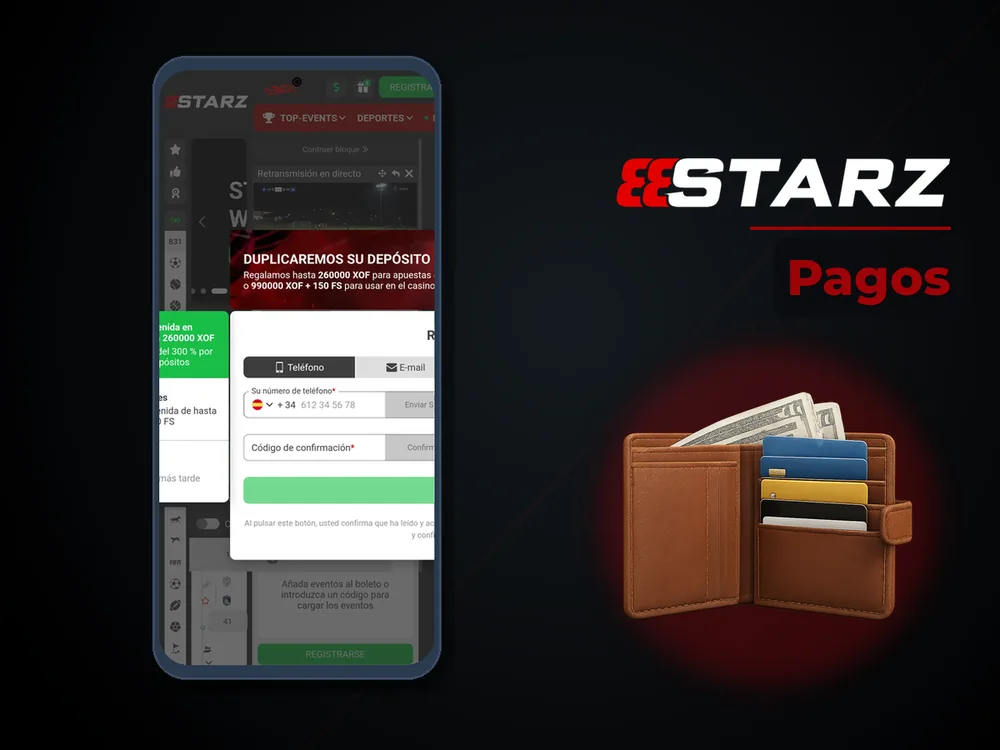 888Starz - Pagos