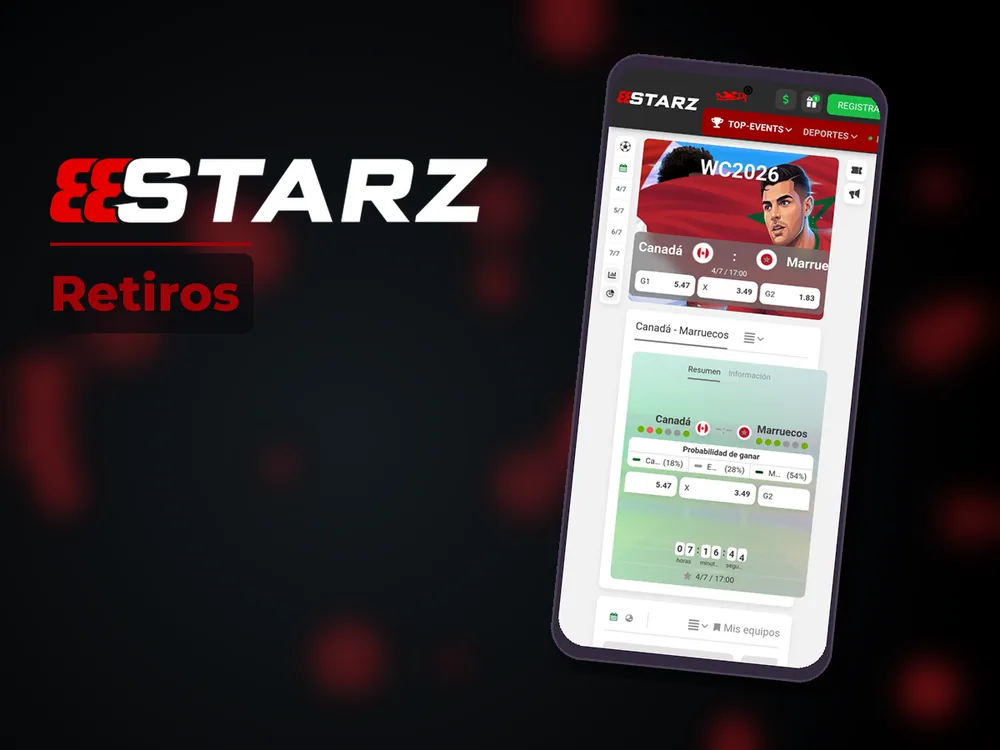 888Starz - Retiros