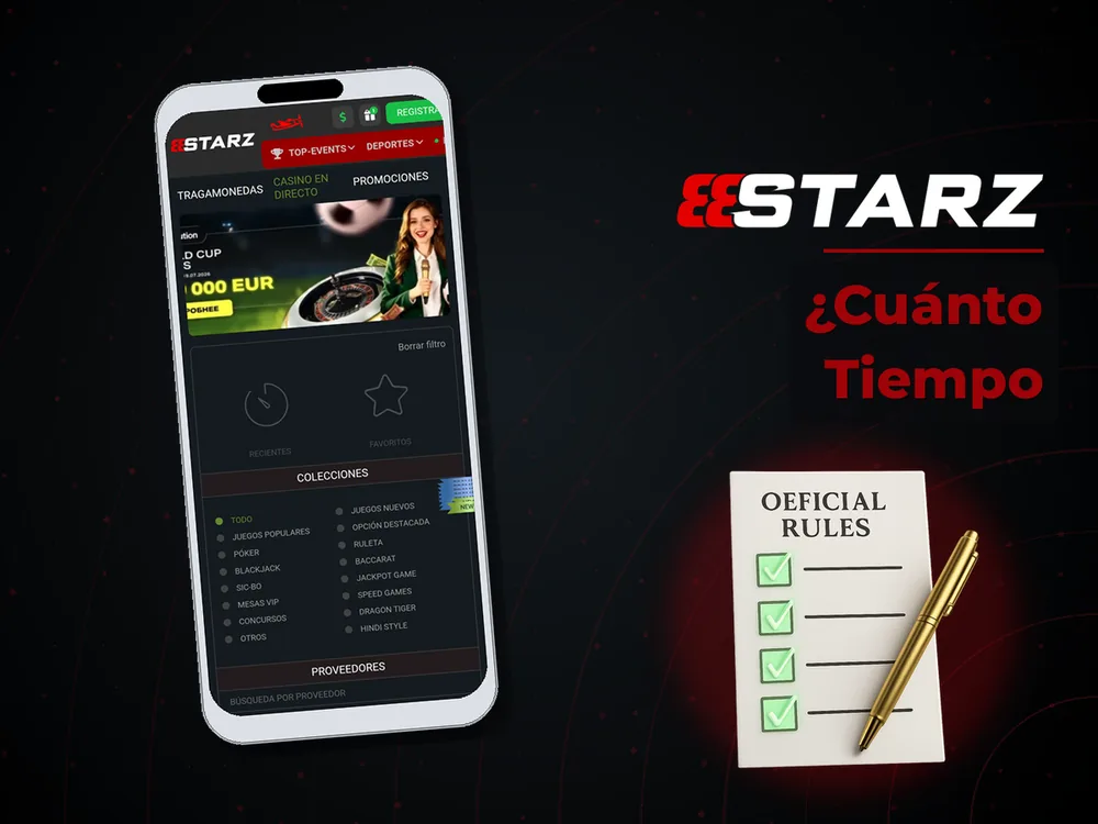 888Starz - ¿Cuánto Tiempo