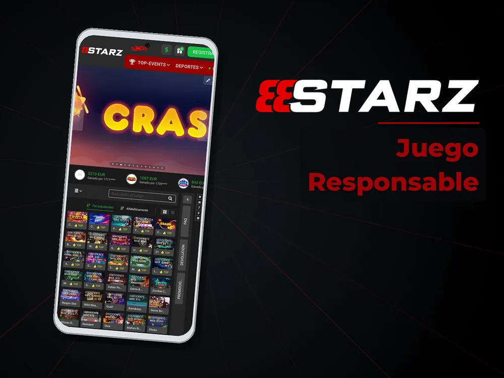 888Starz - Juego Responsable