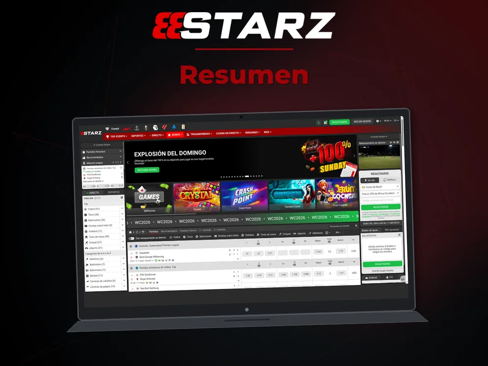 888Starz - Resumen