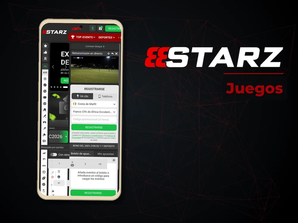 888Starz - Juegos