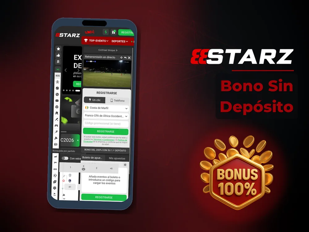 888Starz - Bono Sin Depósito