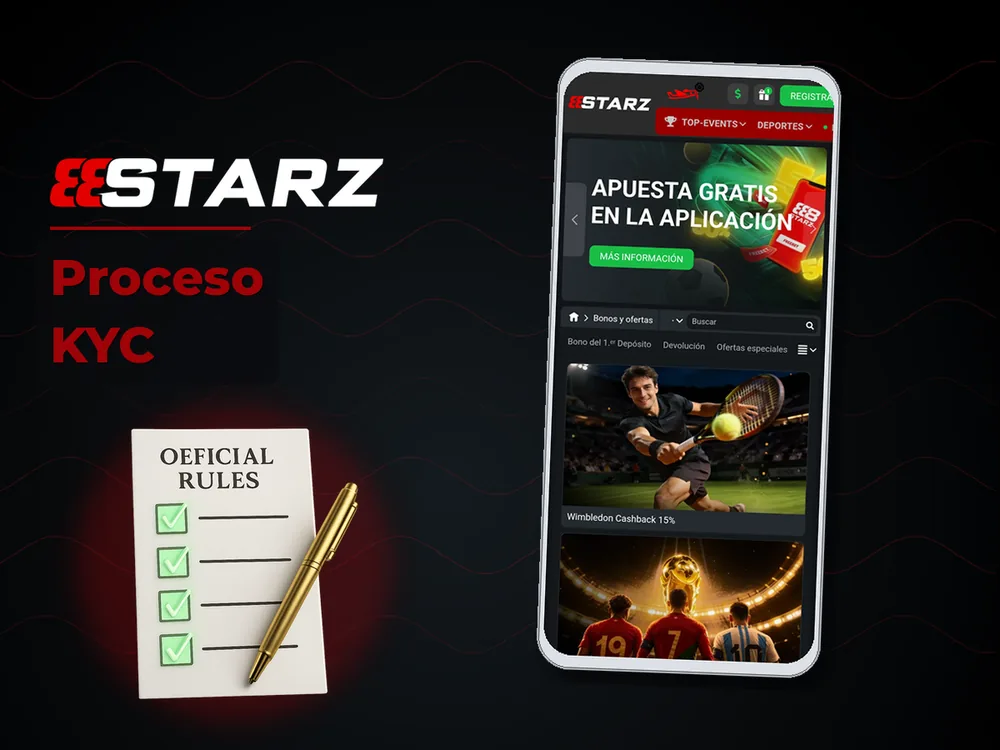 888Starz - Proceso KYC