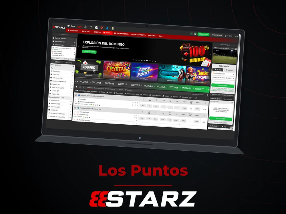 888Starz - Los Puntos